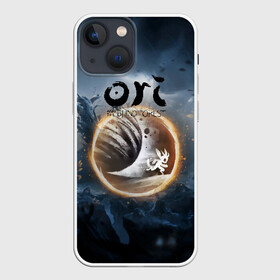 Чехол для iPhone 13 mini с принтом Ori   And The Will Of The Wisp в Тюмени,  |  | microsoft studios | moon studios | ori | ori and the blind forest | unity | лес | луна | нибела | ночной лес | ночь | ори | платформер | сова