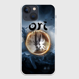 Чехол для iPhone 13 mini с принтом Ori   And The Will Of The Wisp в Тюмени,  |  | microsoft studios | moon studios | ori | ori and the blind forest | unity | лес | луна | нибела | ночной лес | ночь | ори | платформер | сова