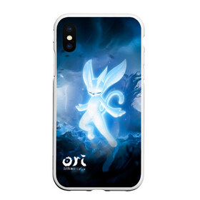 Чехол для iPhone XS Max матовый с принтом Ori - And The Will Of The Wisp в Тюмени, Силикон | Область печати: задняя сторона чехла, без боковых панелей | microsoft studios | moon studios | ori | ori and the blind forest | unity | лес | луна | нибела | ночной лес | ночь | ори | платформер | сова