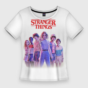 Женская футболка 3D Slim с принтом Stranger Things 3 в Тюмени,  |  | stranger things | очень странные дела