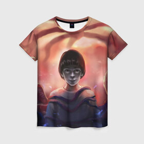 Женская футболка 3D с принтом Дела в Тюмени, 100% полиэфир ( синтетическое хлопкоподобное полотно) | прямой крой, круглый вырез горловины, длина до линии бедер | stranger things | очень странные дела