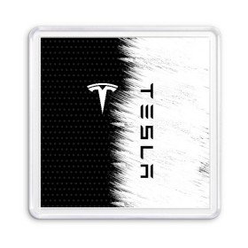 Магнит 55*55 с принтом TESLA (2) в Тюмени, Пластик | Размер: 65*65 мм; Размер печати: 55*55 мм | Тематика изображения на принте: elon | elon musk | musk | space | tesla | автолюбитель | автомобиль | илон маск | тесла