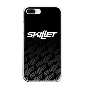 Чехол для iPhone 7Plus/8 Plus матовый с принтом SKILLET в Тюмени, Силикон | Область печати: задняя сторона чехла, без боковых панелей | skillet