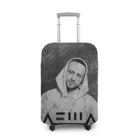 Чехол для чемодана 3D с принтом Леша Свик в Тюмени, 86% полиэфир, 14% спандекс | двустороннее нанесение принта, прорези для ручек и колес | музыка | певец | попмузыка | рэпер | свик