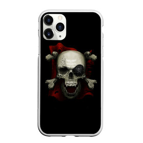 Чехол для iPhone 11 Pro матовый с принтом Пиратский Череп в Тюмени, Силикон |  | пират | пиратский череп | флаг | череп