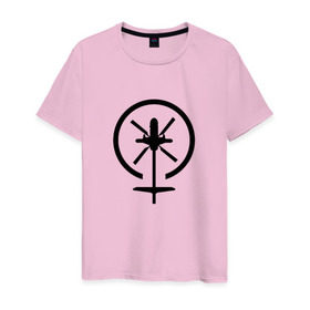 Мужская футболка хлопок с принтом гендерфлюидный вертосексуал в Тюмени, 100% хлопок | прямой крой, круглый вырез горловины, длина до линии бедер, слегка спущенное плечо. | Тематика изображения на принте: helicopter | вертолет