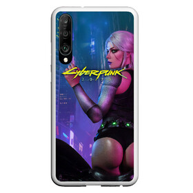 Чехол для Honor P30 с принтом CYBERPUNK 2077 в Тюмени, Силикон | Область печати: задняя сторона чехла, без боковых панелей | 2077 | ciberpunk | cyber punk | cyberpank | cyberpunk | kiberpunk | kyberpank | kyberpunk | samurai | кибер панк | киберпанк | самурай