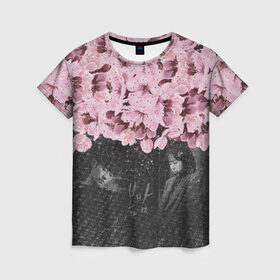 Женская футболка 3D с принтом One Spring Night в Тюмени, 100% полиэфир ( синтетическое хлопкоподобное полотно) | прямой крой, круглый вырез горловины, длина до линии бедер | весеняяночь | героисериалов | дорама | кимчжунхан | корейский | корейскийсериал | сериал | ханджимин
