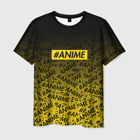 Мужская футболка 3D с принтом ANIME в Тюмени, 100% полиэфир | прямой крой, круглый вырез горловины, длина до линии бедер | Тематика изображения на принте: ahegao | anime | kawai | kowai | oppai | otaku | senpai | sugoi | waifu | yandere | аниме | ахегао | ковай | культура | отаку | сенпай | тренд | яндере
