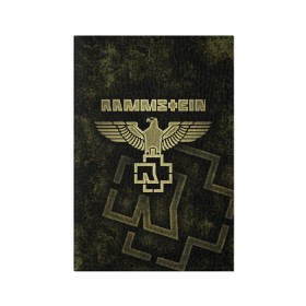 Обложка для паспорта матовая кожа с принтом Rammstein в Тюмени, натуральная матовая кожа | размер 19,3 х 13,7 см; прозрачные пластиковые крепления | Тематика изображения на принте: lindemann | rammstain | rammstein | rammstein 2019 | ramstein | группы | метал | музыка | рок | тилль линдеманн