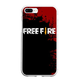 Чехол для iPhone 7Plus/8 Plus матовый с принтом Free Fire в Тюмени, Силикон | Область печати: задняя сторона чехла, без боковых панелей | battlegrounds | fire | free | garena | гарена | фаер | фри