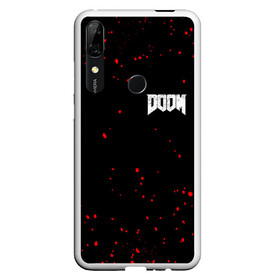 Чехол для Honor P Smart Z с принтом DOOM в Тюмени, Силикон | Область печати: задняя сторона чехла, без боковых панелей | Тематика изображения на принте: 2019 | bethesda | demon | doom | eternal | ethernal | game | games | logo | monster | runes | wood | демон | дум | дуум | етернал | игра | игры | какодемон | лого | логотип | монстр | монстры | руны | символ | этернал