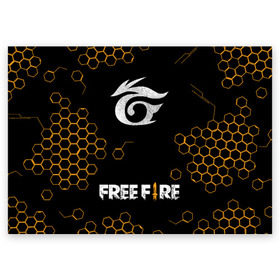 Поздравительная открытка с принтом GARENA FREE FIRE РЮКЗАК в Тюмени, 100% бумага | плотность бумаги 280 г/м2, матовая, на обратной стороне линовка и место для марки
 | Тематика изображения на принте: free fire | garena free fire | гарена 3 | гарена фри | гарена фри фаер | гарено. | игра garena