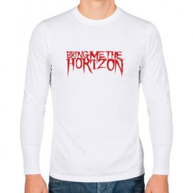 Мужской лонгслив хлопок с принтом BRING ME THE HORIZON в Тюмени, 100% хлопок |  | bmth | bring me the horizon