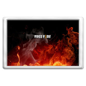 Магнит 45*70 с принтом GARENA FREE FIRE  в Тюмени, Пластик | Размер: 78*52 мм; Размер печати: 70*45 | free fire | garena free fire | гарена 3 | гарена фри | гарена фри фаер | гарено. | игра garena
