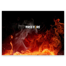 Поздравительная открытка с принтом GARENA FREE FIRE в Тюмени, 100% бумага | плотность бумаги 280 г/м2, матовая, на обратной стороне линовка и место для марки
 | free fire | garena free fire | гарена 3 | гарена фри | гарена фри фаер | гарено. | игра garena