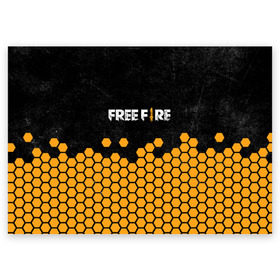 Поздравительная открытка с принтом GARENA FREE FIRE в Тюмени, 100% бумага | плотность бумаги 280 г/м2, матовая, на обратной стороне линовка и место для марки
 | Тематика изображения на принте: free fire | garena free fire | гарена 3 | гарена фри | гарена фри фаер | гарено. | игра garena