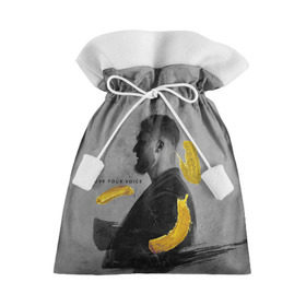 Подарочный 3D мешок с принтом love your voice в Тюмени, 100% полиэстер | Размер: 29*39 см | jony | лали | певец | тыменяпленила | янея
