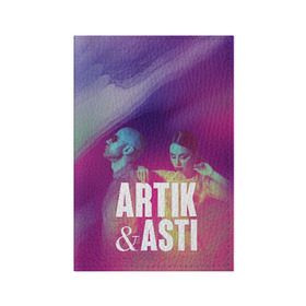 Обложка для паспорта матовая кожа с принтом Asti & Artik в Тюмени, натуральная матовая кожа | размер 19,3 х 13,7 см; прозрачные пластиковые крепления | 7 | astiartik | грустныйдэнс | невероятно | неделимы | подгипнозом