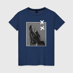 Женская футболка хлопок с принтом Грустный дэнс в Тюмени, 100% хлопок | прямой крой, круглый вырез горловины, длина до линии бедер, слегка спущенное плечо | Тематика изображения на принте: 7 | astiartik | грустныйдэнс | невероятно | неделимы | подгипнозом
