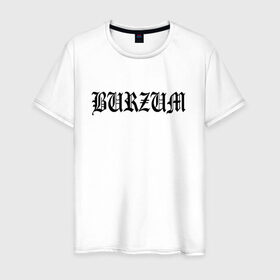Мужская футболка хлопок с принтом Burzum в Тюмени, 100% хлопок | прямой крой, круглый вырез горловины, длина до линии бедер, слегка спущенное плечо. | Тематика изображения на принте: burzum | ghotic | варг викернес | мрак | тьма