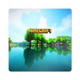 Магнит виниловый Квадрат с принтом MINECRAFT в Тюмени, полимерный материал с магнитным слоем | размер 9*9 см, закругленные углы | Тематика изображения на принте: craft | creeper | dungeon | dungeons | earth | game | logo | mine | minecraft | mobile | online | дунгеонс | земля | зомбиы | игра | крипер | лого | майкрафт | майнкрафт | мобайл | онлайн | подземелье | подземелья