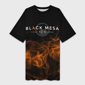 Платье-футболка 3D с принтом HALF LIFE   Black Mesa: XEN в Тюмени,  |  | black | counter | csgo | freeman | gordon | half | half life | halflife | lambda | life | logo | mesa | portal | strike | xen | гордон | контр | лайф | лого | портал | символ | страйк | фримен | халф | халф лайф | халфлайф