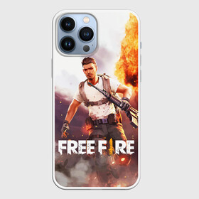 Чехол для iPhone 13 Pro Max с принтом FREE FIRE в Тюмени,  |  | Тематика изображения на принте: battle | battlegrounds | fire | free | game | games | garena | logo | mobile | royale | батлграунд | битва | гарена | гарено | игра | игры | королевская | лого | логотип | мобайл | онлайн | символ | фаер | фаир | фри