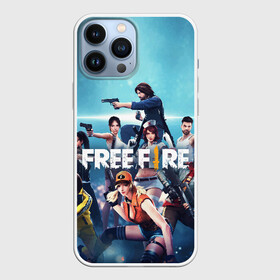 Чехол для iPhone 13 Pro Max с принтом FREE FIRE в Тюмени,  |  | Тематика изображения на принте: battle | battlegrounds | fire | free | game | games | garena | logo | mobile | royale | батлграунд | битва | гарена | гарено | игра | игры | королевская | лого | логотип | мобайл | онлайн | символ | фаер | фаир | фри