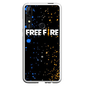 Чехол для Honor P Smart Z с принтом FREE FIRE в Тюмени, Силикон | Область печати: задняя сторона чехла, без боковых панелей | battle | battlegrounds | fire | free | game | games | garena | logo | mobile | royale | батлграунд | битва | гарена | гарено | игра | игры | королевская | лого | логотип | мобайл | онлайн | символ | фаер | фаир | фри