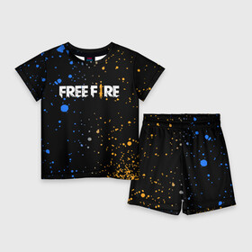 Детский костюм с шортами 3D с принтом FREE FIRE в Тюмени,  |  | battle | battlegrounds | fire | free | game | games | garena | logo | mobile | royale | батлграунд | битва | гарена | гарено | игра | игры | королевская | лого | логотип | мобайл | онлайн | символ | фаер | фаир | фри