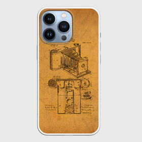 Чехол для iPhone 13 Pro с принтом Photographic Camera Patent в Тюмени,  |  | patent | идея | история | камера | патент | разработка | фотик | фотоаппарат | фотограф | чертеж | чертежи