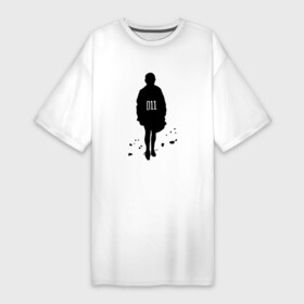 Платье-футболка хлопок с принтом Очень Странные Дела (011) в Тюмени,  |  | 011 | джейн | минимализм | одиннадцать | очень странные дела | сериал