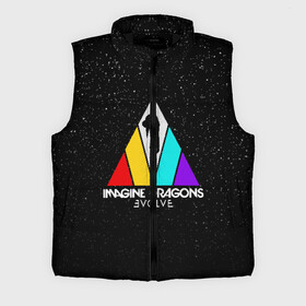 Мужской жилет утепленный 3D с принтом IMAGINE DRAGONS в Тюмени,  |  | evolve | id | imagine dragons | драконы | ид