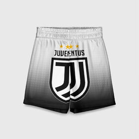 Детские спортивные шорты 3D с принтом JUVENTUS в Тюмени,  100% полиэстер
 | пояс оформлен широкой мягкой резинкой, ткань тянется
 | Тематика изображения на принте: cr7 | juve | juventus | ronaldo | роналдо | ювентус