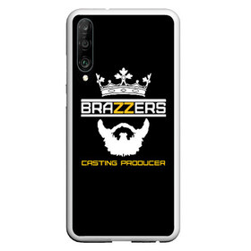 Чехол для Honor P30 с принтом Brazzers Casting-producer в Тюмени, Силикон | Область печати: задняя сторона чехла, без боковых панелей | adults | beard | brazzers | casting | crown | inscription | king | logo | movies | mustache | producer | studio | борода | кастинг | король | корона | логотип | надпись | продюсер | студия | усы | фильмы | царь