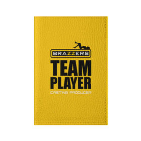 Обложка для паспорта матовая кожа с принтом Brazzers Team player в Тюмени, натуральная матовая кожа | размер 19,3 х 13,7 см; прозрачные пластиковые крепления | adults | brazzers | casting | emblem | films | girl | inscription | logo | player | producer | silhouette | studio | team | девушка | игрок | кастинг | командный | логотип | надпись | продюсер | силуэт | студия | фильмы | эмблема