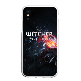 Чехол для iPhone XS Max матовый с принтом THE WITCHER 3 в Тюмени, Силикон | Область печати: задняя сторона чехла, без боковых панелей | cd projekt red | ciri | game | geralt | geralt of rivia | gwynbleidd | the witcher | the witcher 3: wild hunt | ведьмак | ведьмак 3: дикая охота | геральт | геральт из ривии | цири | цирилла