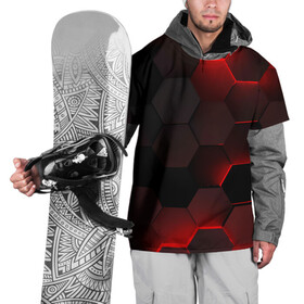 Накидка на куртку 3D с принтом 3D плиты в Тюмени, 100% полиэстер |  | Тематика изображения на принте: 3d | 3д | абстракция | квадраты | неон | плитки | плиты | свет | свечение | текстура