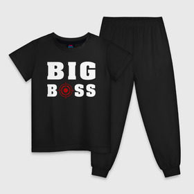 Детская пижама хлопок с принтом Big Boss в Тюмени, 100% хлопок |  брюки и футболка прямого кроя, без карманов, на брюках мягкая резинка на поясе и по низу штанин
 | 