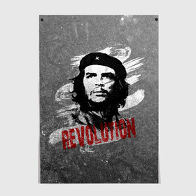 Постер с принтом Че Гевара в Тюмени, 100% бумага
 | бумага, плотность 150 мг. Матовая, но за счет высокого коэффициента гладкости имеет небольшой блеск и дает на свету блики, но в отличии от глянцевой бумаги не покрыта лаком | che | che guevara | cuba | ernesto guevara | guerrilla | revolution | viva la | viva la revolution | история | куба | партизан | революция | свобода | че | че гевара | чегевара