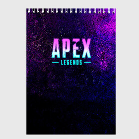 Скетчбук с принтом Apex Legends Neon logo в Тюмени, 100% бумага
 | 48 листов, плотность листов — 100 г/м2, плотность картонной обложки — 250 г/м2. Листы скреплены сверху удобной пружинной спиралью | Тематика изображения на принте: apex | apex legends | bangalor | bloodhound | caustic | crypto | gibraltar | legends | lifeline | logo | mirage | neon | pathfinder | titanfall | watson | wraith | апекс | неон