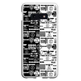 Чехол для Samsung S10E с принтом RAMMSTEIN в Тюмени, Силикон | Область печати: задняя сторона чехла, без боковых панелей | metallica | rammstein | rock | металл | музыка | раммштайн | рок