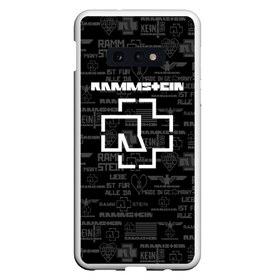Чехол для Samsung S10E с принтом RAMMSTEIN в Тюмени, Силикон | Область печати: задняя сторона чехла, без боковых панелей | metallica | rammstein | rock | металл | музыка | раммштайн | рок
