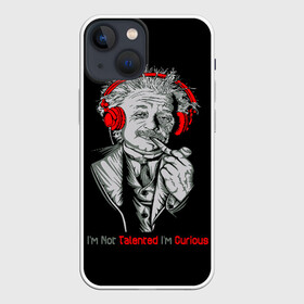 Чехол для iPhone 13 mini с принтом Альберт Эйнштейн в Тюмени,  |  | albert einstein | biography | genius | history | physics | relativity | science | альберт эйнштейн | биография | гений | история | наука | относительность | физика