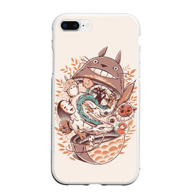 Чехол для iPhone 7Plus/8 Plus матовый с принтом My Neighbor Totoro в Тюмени, Силикон | Область печати: задняя сторона чехла, без боковых панелей | anime | forest | meme | my neighbor | protectors | tokyo | totoro | аниме | гибли | иероглиф | манга | миядзаки | мой сосед | стиль | тоторо | фентези | хаяо | япония
