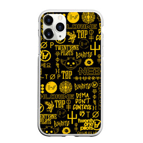 Чехол для iPhone 11 Pro матовый с принтом TWENTY ONE PILOTS в Тюмени, Силикон |  | Тематика изображения на принте: 21 pilots | 21p | bandito | blurryface | chlorine | joshua | ned | top | trench | twenty one pilots | tyler | бандито | нэд | тренч