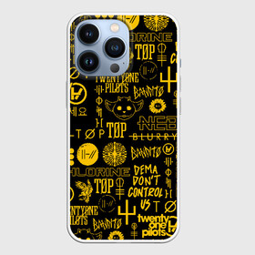 Чехол для iPhone 13 Pro с принтом TWENTY ONE PILOTS в Тюмени,  |  | 21 pilots | 21p | bandito | blurryface | chlorine | joshua | ned | top | trench | twenty one pilots | tyler | бандито | нэд | тренч