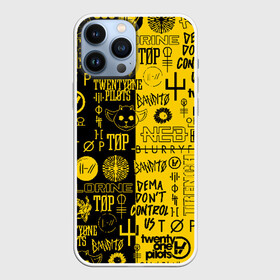 Чехол для iPhone 13 Pro Max с принтом TWENTY ONE PILOTS | 21 PILOTS в Тюмени,  |  | 21 pilots | 21p | bandito | blurryface | chlorine | joshua | ned | top | trench | twenty one pilots | tyler | бандито | нэд | тренч