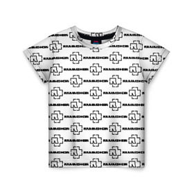 Детская футболка 3D с принтом RAMMSTEIN в Тюмени, 100% гипоаллергенный полиэфир | прямой крой, круглый вырез горловины, длина до линии бедер, чуть спущенное плечо, ткань немного тянется | lindemann | rammstein | рамштайн | тилль линдеманн
